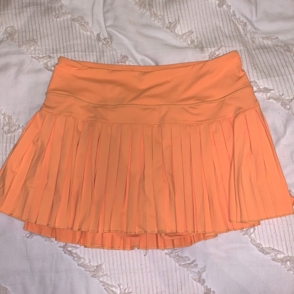 Orange Gold Hinge Skort